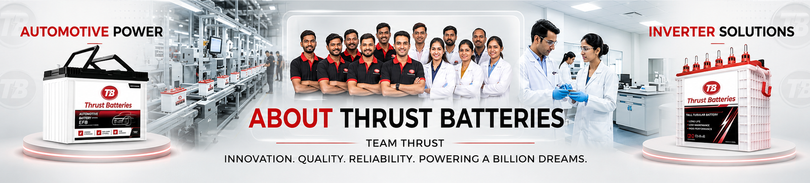 Thrust Batteries manufacturing and energy solutions